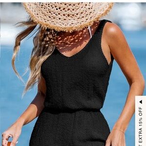 Women Black CUPSHE black swim cover up